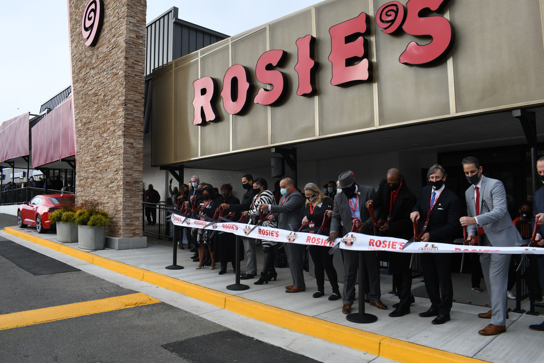 Rosie's ribbon cutting